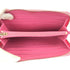 Zip Around Wallet Quilted Caviar Long