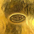 CC Logo Brooch Gold-Tone Metal