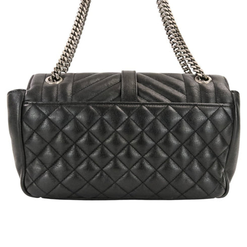 Classic Monogram Slouchy Envelope Satchel Mixed Matelasse Leather Medium