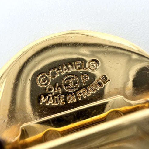 CC Logo Brooch Metal
