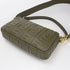 Baguette NM Bag Zucca Embossed Leather Medium
