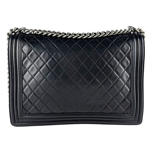 Boy Flap Bag Quilted Calfskin Large