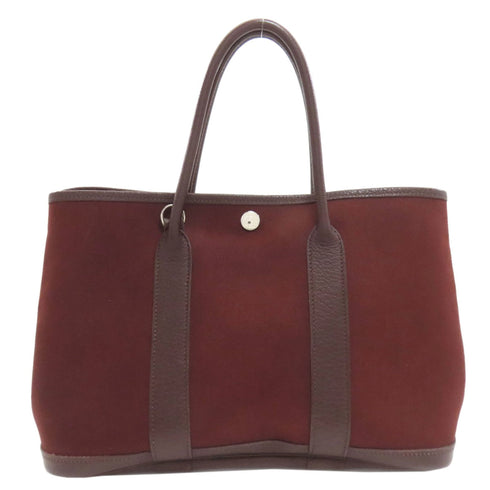 Garden Party Tote Toile and Leather 30