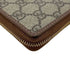 Horsebit 1955 Zip Around Wallet GG Coated Canvas Long