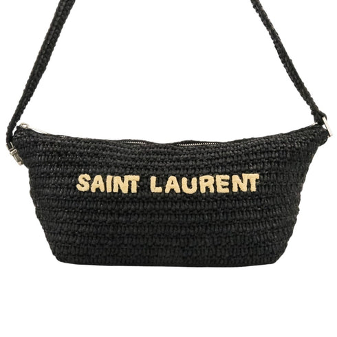Tuc Logo Crossbody Bag Woven Raffia