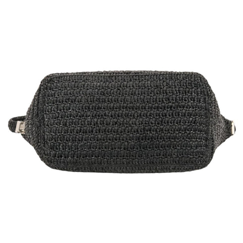 Tuc Logo Crossbody Bag Woven Raffia