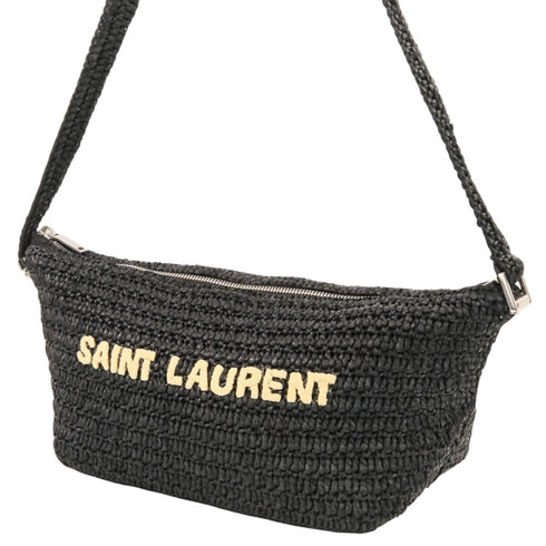 Tuc Logo Crossbody Bag Woven Raffia