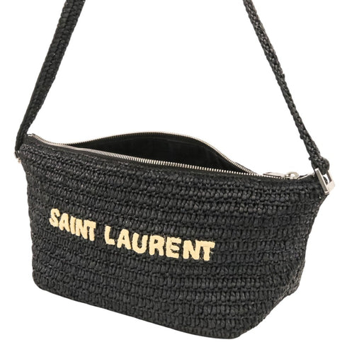 Tuc Logo Crossbody Bag Woven Raffia
