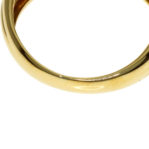 Band Ring Platinum and 18K Yellow Gold with Diamond