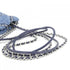 22 Chain Hobo Quilted Stitched Denim Mini