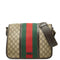 Web Flap Messenger Bag GG Coated Canvas Medium