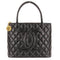 Medallion Tote Quilted Caviar