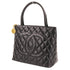 Medallion Tote Quilted Caviar