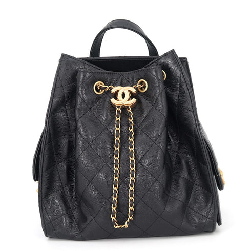 25 Hobo Bag Quilted Caviar Small