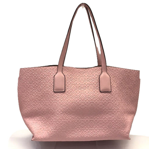 T Shopper Tote Anagram Embossed Leather