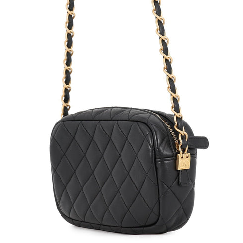 Camera Case Bag Quilted Lambskin Mini