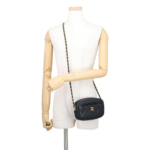 Camera Case Bag Quilted Lambskin Mini