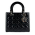 Lady Dior Bag Cannage Quilt Patent Medium