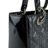 Lady Dior Bag Cannage Quilt Patent Medium