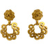 CC Logo Clip-On Earrings Metal Gold-Tone Metal