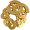CC Logo Brooch Metal