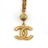 CC Logo Pendant Necklace Metal