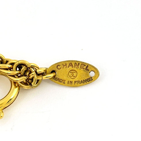 CC Logo Pendant Necklace Metal