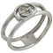 Interlocking G Ring Sterling Silver