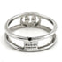 Interlocking G Ring Sterling Silver
