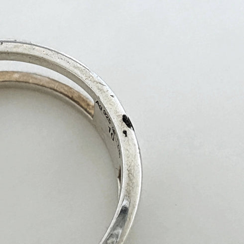 Interlocking G Ring Sterling Silver