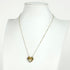 Open Heart Pendant Necklace Sterling Silver 15mm