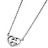 Interlocking G Heart Pendant Necklace Sterling Silver