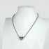 Interlocking G Heart Pendant Necklace Sterling Silver