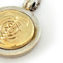 Vintage Pendant Necklace 18K Gold and Sterling Silver