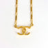 CC Logo Pendant Necklace Metal