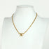 CC Logo Pendant Necklace Metal