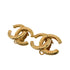 CC Logo Clip-On Earrings Metal Gold-Tone Metal