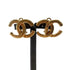 CC Logo Clip-On Earrings Metal Gold-Tone Metal