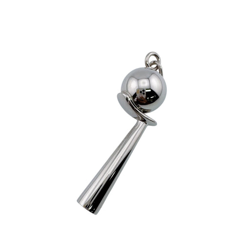 Curiosite Chiffre Pendant Necklace Metal