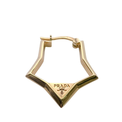 Earrings Hoop Gold-Tone Metal
