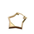 Earrings Hoop Gold-Tone Metal