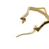 Earrings Hoop Gold-Tone Metal