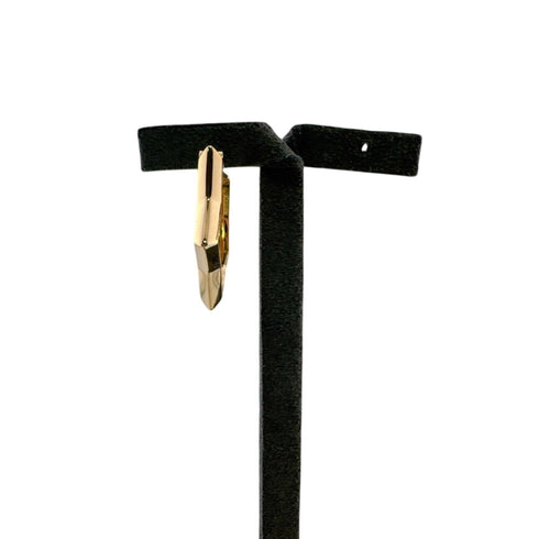 Earrings Hoop Gold-Tone Metal