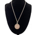 Medallion Quadrière Necklace Metal