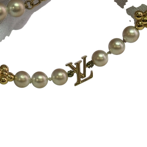 Bracelet Gold With Pearl White