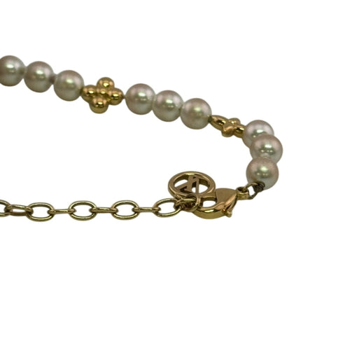 Bracelet Gold With Pearl White
