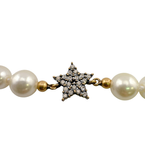 Necklace Gold and Rhinestone