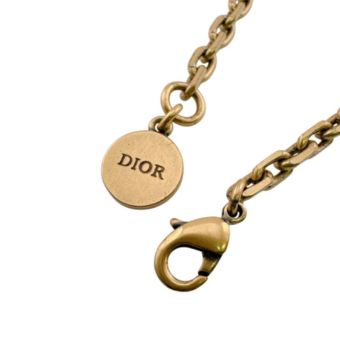 Necklace Gold and Rhinestone