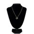 Necklace Gold and Rhinestone