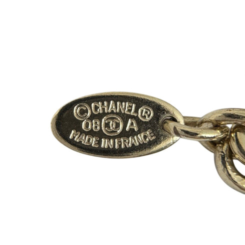 CC Logo Pendant Necklace Metal